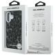 8. Etui Karl Lagerfeld IML Leopard Pattern MagSafe na iPhone 16 - czarne