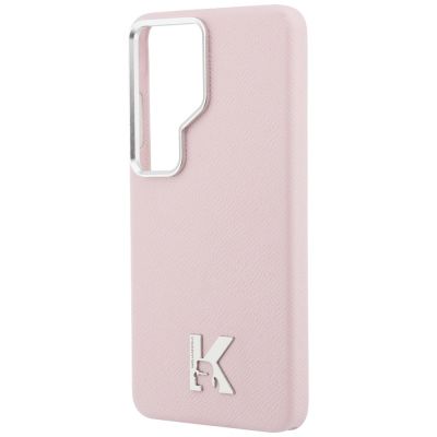 6. Etui Karl Lagerfeld K Metal Logo MagSafe na Samsung Galaxy S26 Ultra - różowe