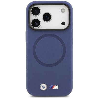 3. Etui BMW M FW Metal Logo MagSafe na iPhone 17 Pro - granatowe