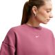 5. Bluza damska Nike Studio Fleece różowa IM8082 654