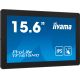iiyama ProLite TF1615MC-B1 monitor komputerowy 39,6 cm (15.6") 1920 x 1080 px Full HD Ekran dotykowy Czarny