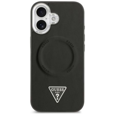 3. Etui Guess Triangle Logo MagSafe na iPhone 17 - czarne