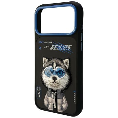 3. Etui Nimmy Cool&Cute 2.0 Wolf na iPhone 17 Pro - czarne
