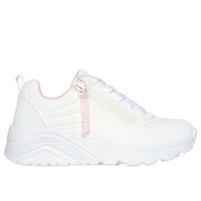 12. Buty Skechers Uno Lite - Easy Zip Jr 310387L WHT