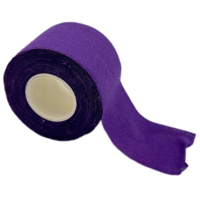 8. TAŚMA TEJP TAPE SPORTOWA KINEZIOLOGICZNA 7,3Mx3,8CM FIOLET DUNLOP
