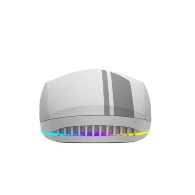 5. Mysz gamingowa Machenike M721 bezprzewodowa 10000 DPI z podświetleniem RGB - biała