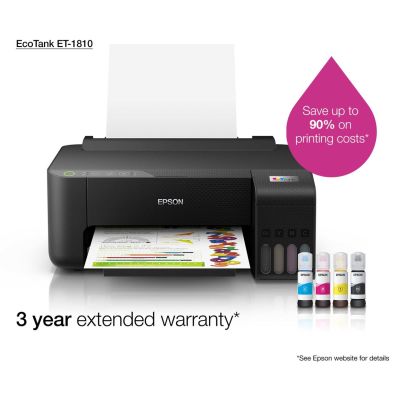77. Drukarka Epson EcoTank ET-1810 atramentowa kolorowa