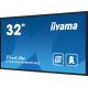 12. Monitor wielkoformatowy iiyama LH3260HS-B1AG A 80cm (31.5") LED Wi-Fi 500 cd/m2 Full HD Android 11 24/7 Czarna