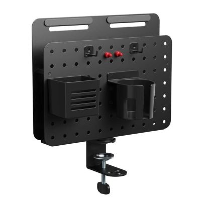 3. Activejet Organizer na biurko APB-006B. Obrotowa tablica perforowana z organizatorem pionowy. Kolor czarny matowy.