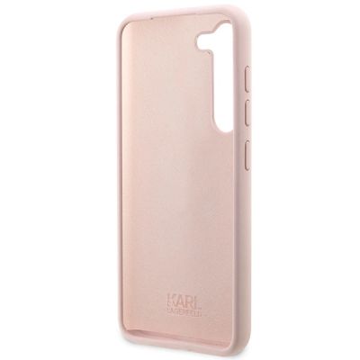 7. Etui Karl Lagerfeld Silicone Ikonik na Samsung Galaxy S23 - różowe