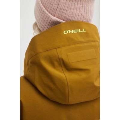 6. O'neill kurtka damska zimowa sportowa snowboard narty GTX RECCO różowa brązowa
