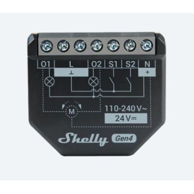 7. Dwukanałowy sterownik z pomiarem energii WiFi Shelly 2PM Gen4