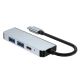 6. HUB Tech-Protect V2 4w1 USB-C - USB-A 3.0 / USB-A 2.0 / USB-C / HDMI - szary