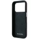 7. Etui Mercedes Leather Semi Wrap Wood Effect MagSafe na iPhone 17 Pro / 18 Pro - burgundowe