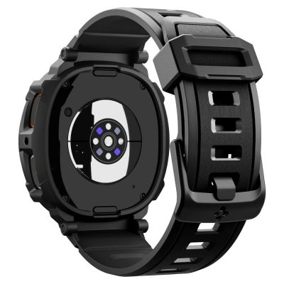 3. Pasek Spigen Rugged Armor Pro na Samsung Galaxy Watch 8 44 mm - czarny mat