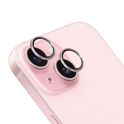 3. Osłona aparatu 3mk Lens Protection Pro Pink na iPhone 15