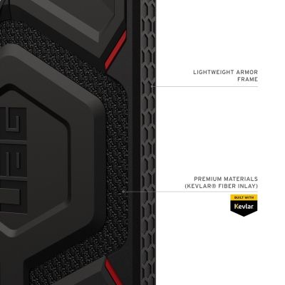 6. Urban Armor Gear Monarch Pro Kevlar pokrowiec na telefon komórkowy 17,5 cm (6.9") Czarny