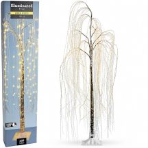 DRZEWKO DEKORACYJNE ŚWIĄTECZNE WIERZBA 220 LED WYS:150CM