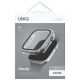 5. Etui ze szkłem hartowanym UNIQ Voute na Apple Watch 10 46 mm - srebrne