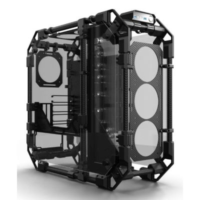 5. Obudowa Alphacool Apex Pro Skeleton Full Tower Czarny, Węgiel
