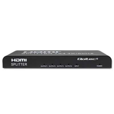 9. QOLTEC ROZDZIELACZ SPLITTER 4XHDMI 4KX2K | 6GB/S | 60HZ