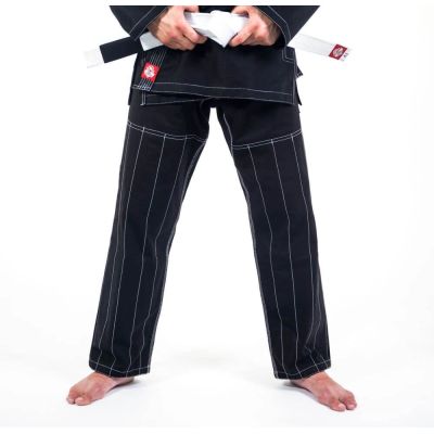 22. Kimono / GI do treningu BJJ - Czarne DBX ELITE A0 + PAS A0