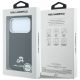 8. Etui Karl Lagerfeld Grained Heads Metal MagSafe na iPhone 17 Pro / 18 Pro - czarne