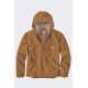 Kurtka Carhartt Washed Duck Sherpa Lined Brown