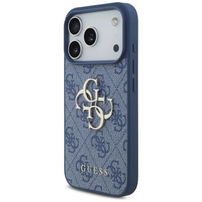 2. Etui Guess 4G Big Logo na iPhone 17 Pro / 18 Pro - niebieskie