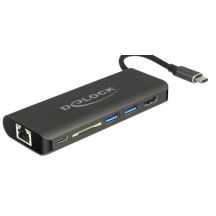 Delock - Stacja dokująca - USB-C 3.1 - HDMI - GigE