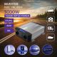 3. Qoltec Przetwornica napięcia Pure Sine Wave | 12V na 230V | 1500/3000W | LCD | USB | USB-C | Kompatybilna z LiFePO4 GEL AGM