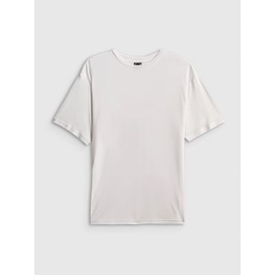 5. T-shirt loose gładki damski 4F 4FRSS26TTSHF4262-10S