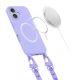 4. Etui Tech-Protect MagNecklace MagSafe ze smyczą na iPhone 16  - fioletowe