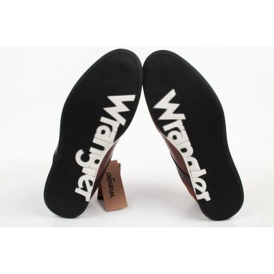 4. Wrangler buty męskie sneakersy Rhys brązowe półbuty modne