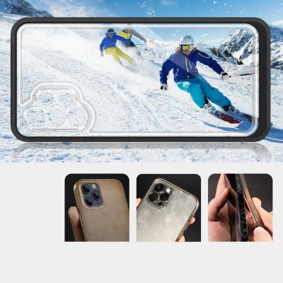 3. Clear 3in1 etui do Samsung Galaxy A32 5G żelowy pokrowiec z ramką czarny