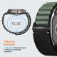 12. Pasek Pasek Spigen WBF1 na Apple Watch 44 / 45 / 46 / 49 mm - czarno-zielony