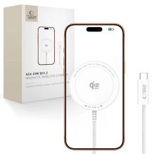 Ładowarka bezprzewodowa Tech-Protect A54 MagSafe 25W QI2.2 - biała