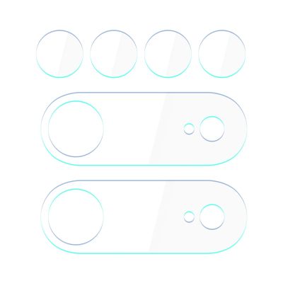 2. Szkło hybrydowe na obiektyw aparatu 3mk Lens Protection na Apple iPhone Air