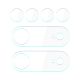 2. Szkło hybrydowe na obiektyw aparatu 3mk Lens Protection na Apple iPhone Air