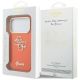 8. Etui Guess IML 4G Script Metal na iPhone 17 Pro - pomarańczowe