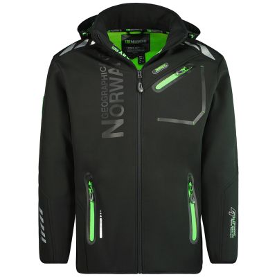 2. Softshell męski Geographical Norway ROYAUTE MEN ASS A BS2 056 (WT1804H/GN-BLACK / GREEN)