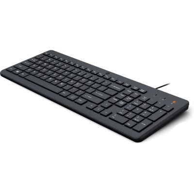 2. Klawiatura HP 150 Wired Keyboard przewodowa czarna 664R5AA