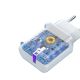 4. Ładowarka Dudao A20EU sieciowa USB-A 18W - biała + kabel USB-A - USB-C