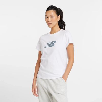 9. Koszulka New Balance Sport Jersey Logo T-Shirt W WT43582WT