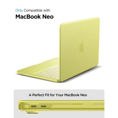 6. Etui Spigen AirSkin na MacBook Neo 13" 2026 - żółte matowe