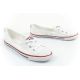 7. Converse buty damskie sportowe Chuck Taylor All Star Ballet Lace baleriny białe