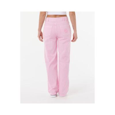 3. Spodnie RIP CURL AGGIE RELAXED JEANS różowe