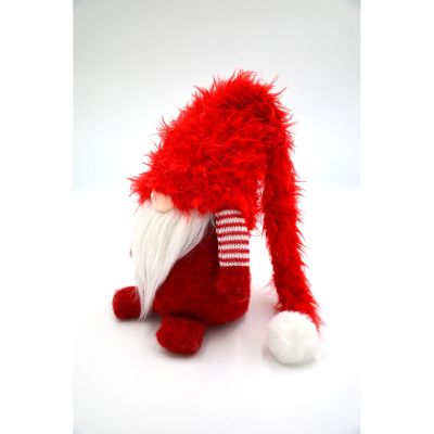 9. SKRZAT GNOM Z FUTRZANĄ CZAPĄ 86CM