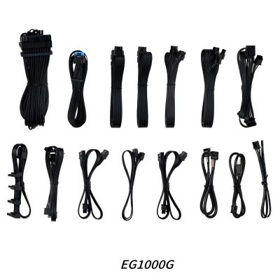 11. Zasilacz Lian Li 1000W EDGE GOLD 1000 80 PLUS Gold, PCIe 5.1, ATX 3.1, Czarny, USB-Hub