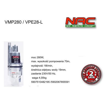 2. NAC POMPA MEMBRANOWA 280W/VPE28-L .